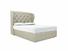 Camelia Double Ottoman In Dove fabric
