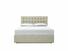 Daisy King Size Ottoman In Dove fabric