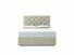 Foxtail Double Ottoman In Dove fabric