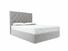 Foxtail (Tall) King Size Ottoman In Mist fabric