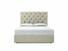 Foxtail (Tall) King Size Ottoman In Dove fabric