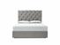 Foxtail (Tall) King Size Ottoman In Mist fabric