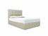 Iris Double Ottoman In Dove fabric