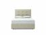 Iris Double Ottoman In Dove fabric