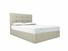 Iris King Size Ottoman In Dove fabric