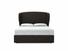 Lupin King Size Ottoman In Mink fabric