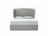 Lupin King Size Ottoman In Mist fabric