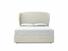 Lupin King Size Ottoman In Pearl fabric