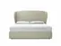 Lupin Super King Size Ottoman In Dove fabric