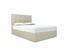 Poppy Double Ottoman In Oatmeal fabric