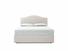 Primrose King Size Ottoman In Bone fabric