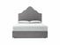 Rose King Size Ottoman In Rock fabric