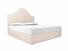Rose Super King Size Ottoman In Seashell fabric