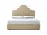 Rose Super King Size Ottoman In Wheat fabric