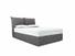 Willow Double Ottoman In Granite fabric