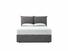 Willow Double Ottoman In Granite fabric