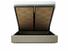 Burdock (Mid) Super King Size Ottoman In Dove fabric