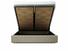 Burdock Super King Size Ottoman In Dove fabric