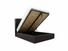 Lupin King Size Ottoman In Mink fabric