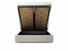 Lupin King Size Ottoman In Pearl fabric