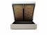 Lupin King Size Ottoman In Shell fabric