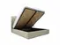Lupin Super King Size Ottoman In Dove fabric