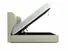 Lupin Super King Size Ottoman In Dove fabric
