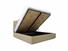 Rose Super King Size Ottoman In Wheat fabric