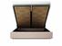 Rose Super King Size Ottoman In Seashell fabric