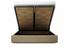 Rose Super King Size Ottoman In Wheat fabric