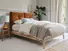 Clove Single Bed In Dove fabric