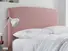 Dahlia European King Size Bed Frame In Dove fabric