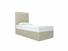 Burdock (Tall) Single Divan In Dove fabric