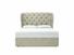 Camelia King Size Divan In Dove fabric