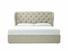 Camelia Emperor Divan In Dove fabric