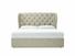 Camelia Super King Size Divan In Dove fabric