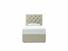 Foxtail Single Divan In Dove fabric