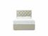 Foxtail Small Double Divan In Dove fabric