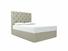 Foxtail (Tall) Double Divan In Dove fabric