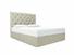 Foxtail (Tall) European King Size Divan In Dove fabric