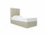 Foxtail (Tall) Single Divan In Dove fabric