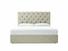 Foxtail (Tall) Super King Size Divan In Dove fabric