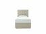 Poppy Single Divan In Dove fabric