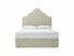 Rose King Size Divan In Dove fabric