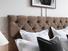 Foxtail (Tall) Single Ottoman In Dove fabric