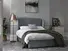 Lupin Single Ottoman In Dove fabric