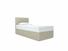 Burdock Single Ottoman In Dove fabric