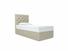 Foxtail Single Ottoman In Dove fabric