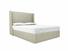 Holly European King Size Ottoman In Dove fabric
