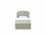 Jasmine Single Ottoman In Dove fabric